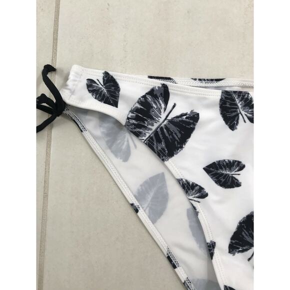 Rose Gal Plus Multicolor Floral String Bikini Bottom Swimwear - Picture 7 of 9